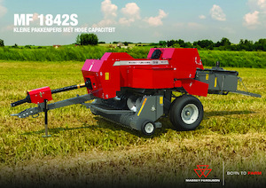 Empacadoras gigantes + de alta presión Massey Ferguson SB 1842S