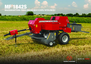 Empacadoras gigantes + de alta presión Massey Ferguson SB 1842S