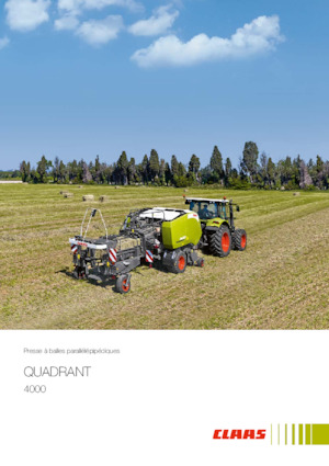 Empacadoras gigantes + de alta presión Claas Quadrant 4000