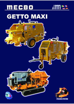 Bombas de hormigón fijas Mecbo Getto Maxi