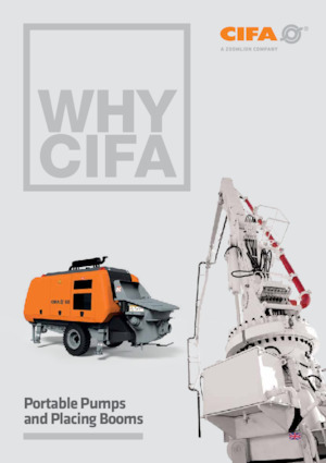 Bombas de hormigón fijas CIFA PC 709