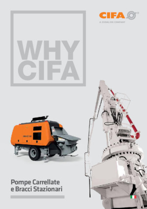 Bombas de hormigón fijas CIFA PC 709