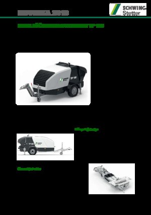 Bombas de hormigón fijas SCHWING-Stetter TP 100 D