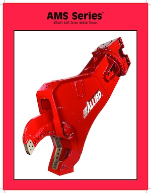 Cizallas para chatarra / acero Allied AMS 50 Throat