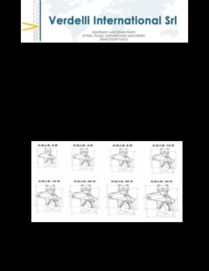 Cizallas para chatarra / acero Verdelli C.D.I.V. 15