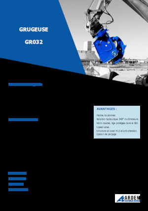 Cizallas para chatarra / acero Arden GR032