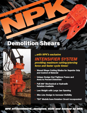 Cizallas para chatarra / acero NPK K-4JREH