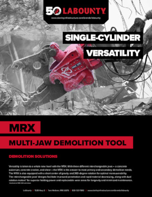 Cizallas para chatarra / acero LaBounty MRX 220 SH