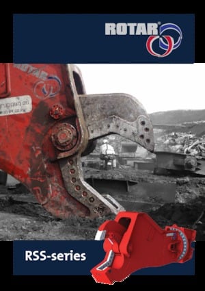 Cizallas para chatarra / acero Rotar RSS 30