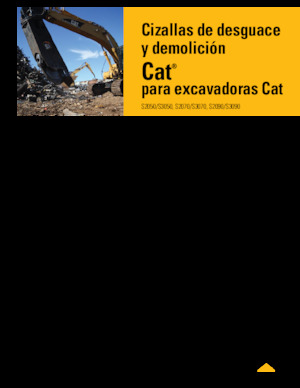 Cizallas para chatarra / acero Caterpillar S2070