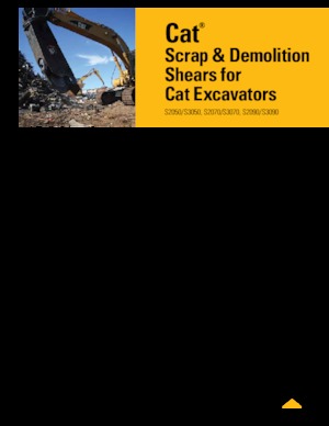 Cizallas para chatarra / acero Caterpillar S2070