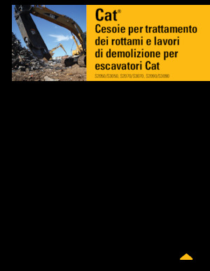 Cizallas para chatarra / acero Caterpillar S2070