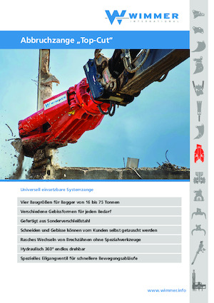 Cizallas para chatarra / acero WIMMER TC 700 S