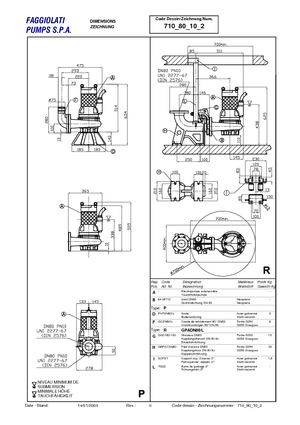Bombas de aguas residuales Faggiolati G 210 R3C2-M30AA2