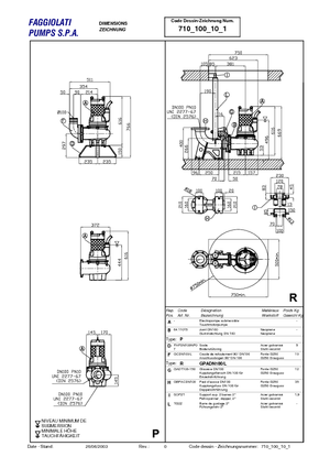 Bombas de aguas residuales Faggiolati G 410 R1M1-P90AA2