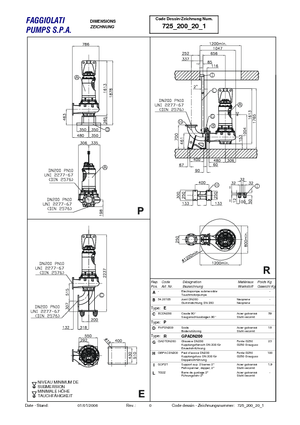 Bombas de aguas residuales Faggiolati G 420 R2C2-T102AA2