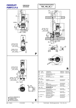 Bombas de aguas residuales Faggiolati G 425 R3C2-S60AA2