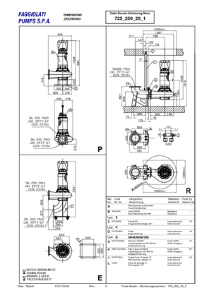 Bombas de aguas residuales Faggiolati G 620 R3C1-V105AA2