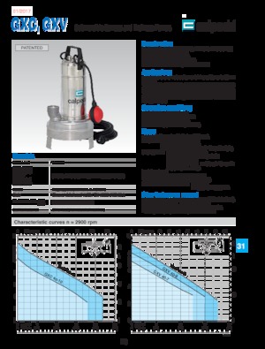 Bombas de aguas residuales Calpeda GXC 40-13