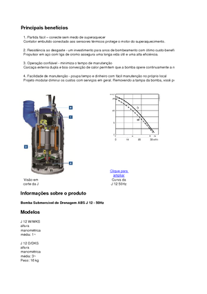 Bombas de aguas residuales ABS-Pumpen J 12 D
