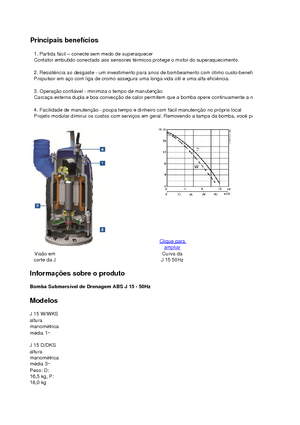 Bombas de aguas residuales ABS-Pumpen J 15 D