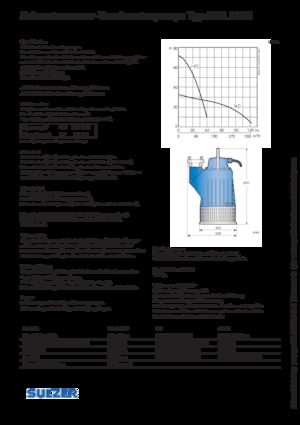 Bombas de aguas residuales Sulzer J 205 HD