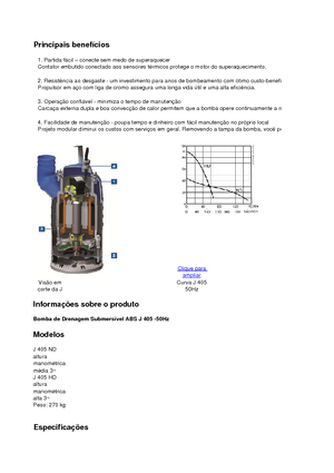 Bombas de aguas residuales ABS-Pumpen J 405 HD