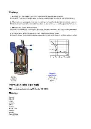 Bombas de aguas residuales ABS-Pumpen J 405 ND
