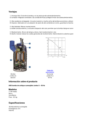 Bombas de aguas residuales ABS-Pumpen J 5 W