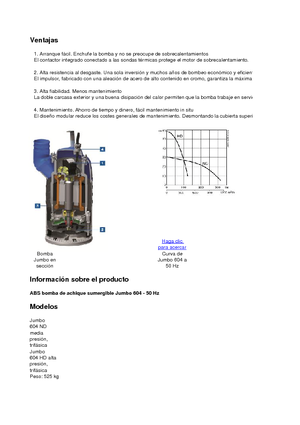 Bombas de aguas residuales ABS-Pumpen J 604 HD
