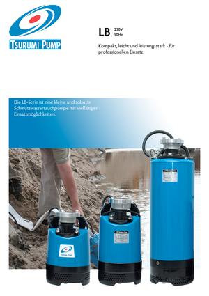 Bombas de aguas residuales Tsurumi-Pumpen LB-1500
