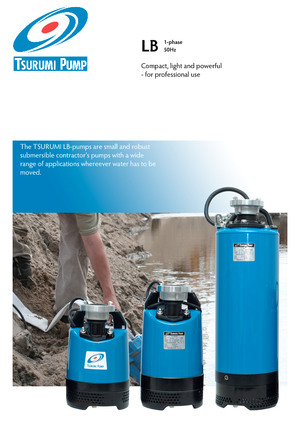 Bombas de aguas residuales Tsurumi-Pumpen LB-1500