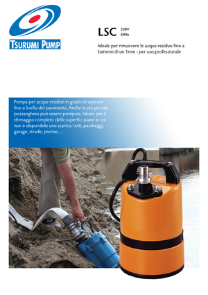 Bombas de aguas residuales Tsurumi-Pumpen LSC1.4S2