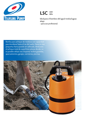 Bombas de aguas residuales Tsurumi-Pumpen LSC1.4S2