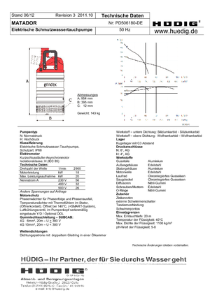 Bombas de aguas residuales Grindex Matador N