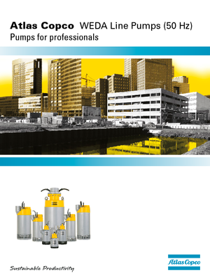 Bombas de aguas residuales WEDA Weda 10-1