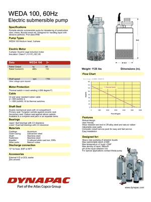 Bombas de aguas residuales WEDA Weda 100