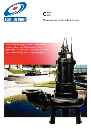 Bombas de agua sucia Tsurumi-Pumpen 80C21.5