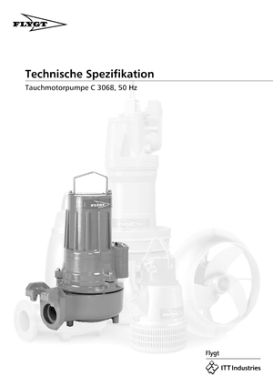 Bombas de agua sucia Flygt-Pumpen CS 3068 LR 251