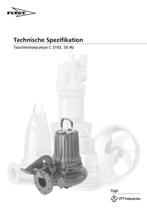 Bombas de agua sucia Flygt-Pumpen CS 3102 LR 252 EEx