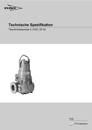 Bombas de agua sucia Flygt-Pumpen CS 3152 LR 430 EEx