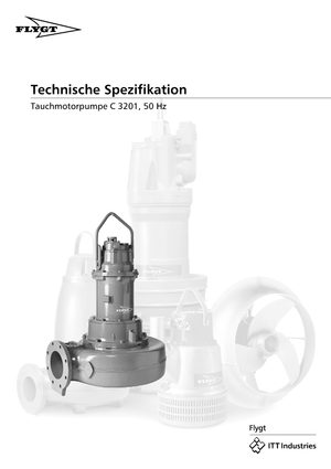 Bombas de agua sucia Flygt-Pumpen CS 3201 LR 452 SL