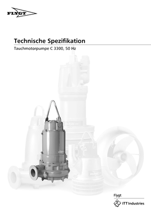 Bombas de agua sucia Flygt-Pumpen CS 3300 LR 632 EEx