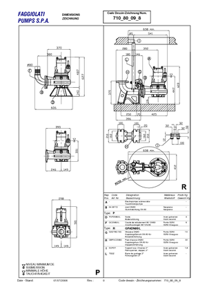 Bombas de agua sucia Faggiolati G 209 T3V1-M50AA0