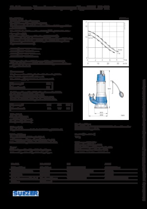 Bombas de agua sucia Sulzer JS 12 D 114