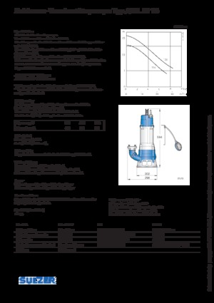 Bombas de agua sucia Sulzer JS 15 D 126