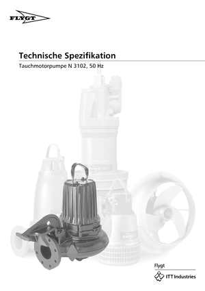 Bombas de agua sucia Flygt-Pumpen NS 3102 LR 461 EEx