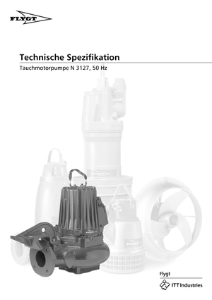 Bombas de agua sucia Flygt-Pumpen NS 3127 LR 420