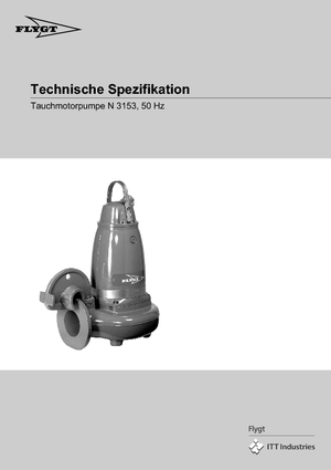 Bombas de agua sucia Flygt-Pumpen NS 3153 LR 272 EEx