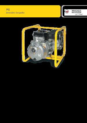 Bombas de agua sucia Wacker Neuson PG2